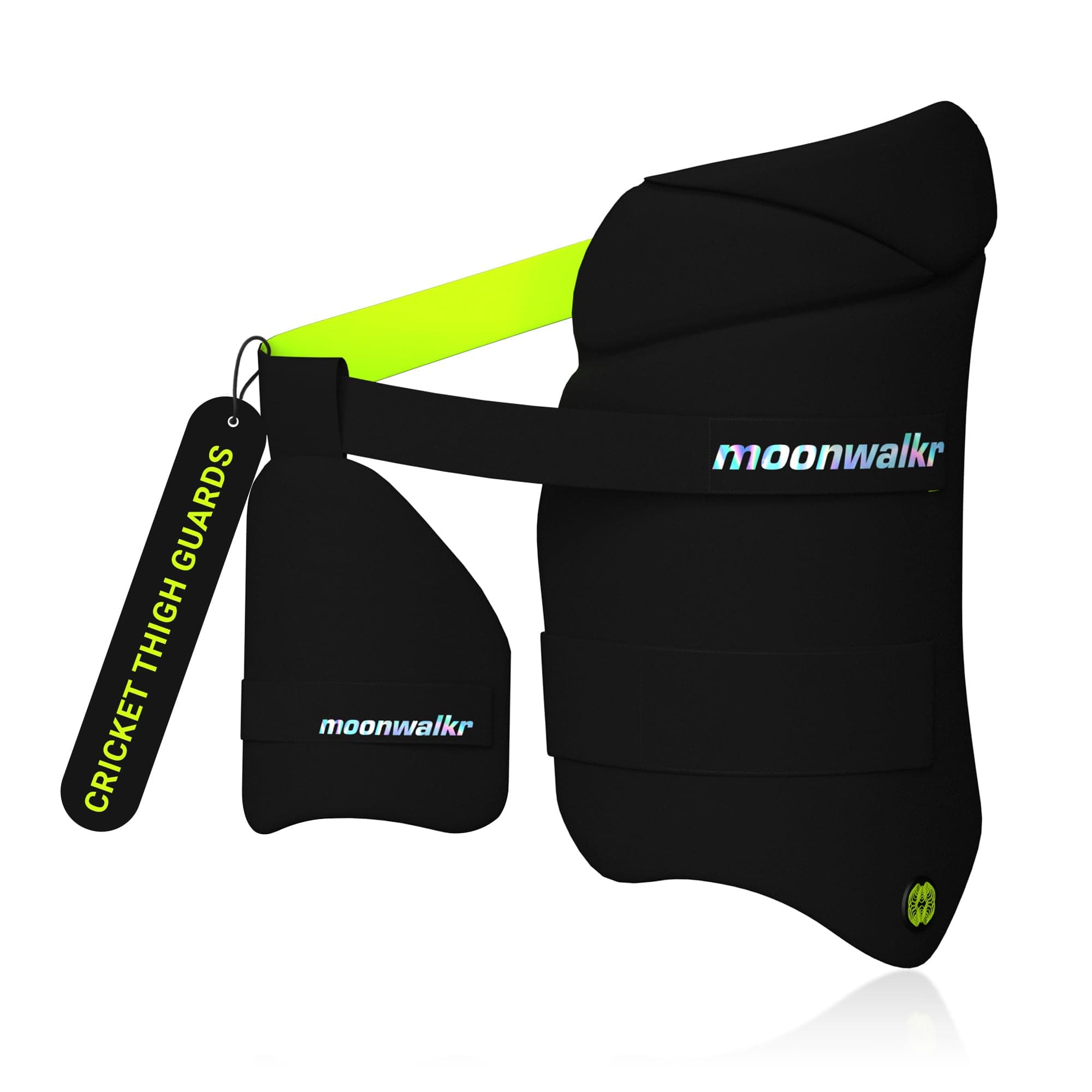 moonwalkr Thigh Guard 2.0 Cricket Black