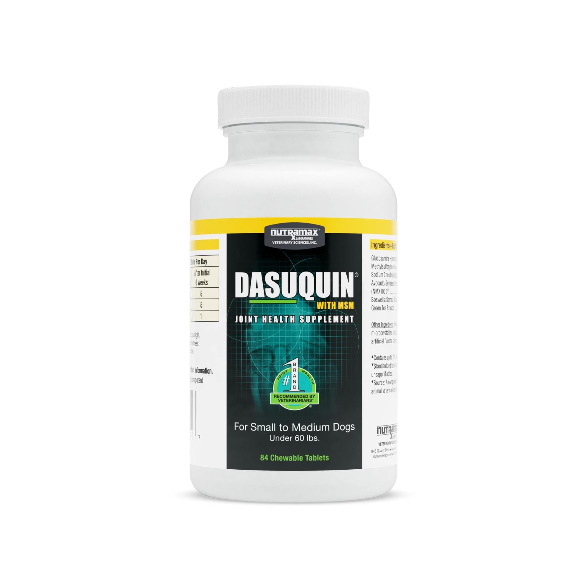 Dasuquin MSM Chewable Tablets Small/Med Dogs 84ct