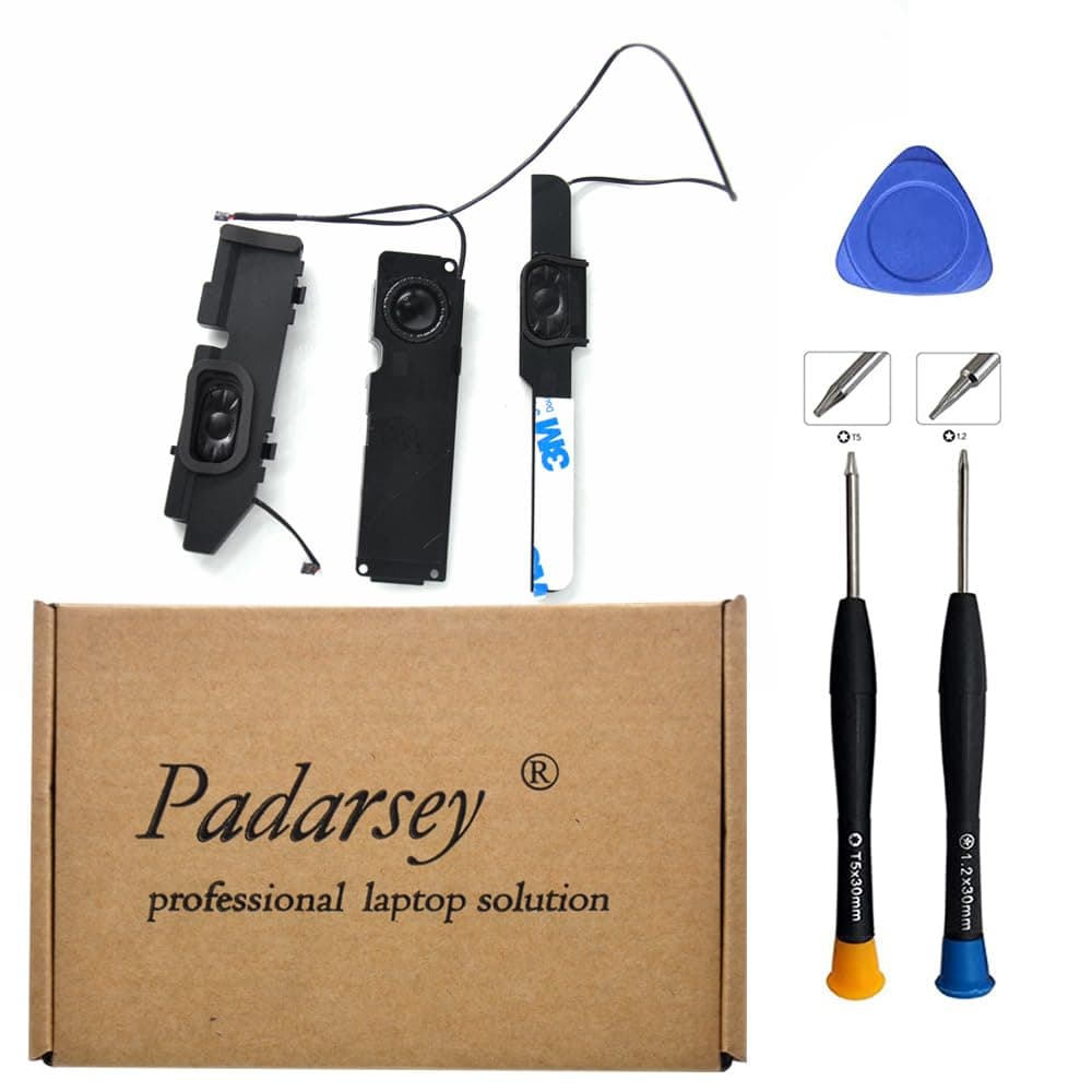 Padarsey Replacement Internal Right & Left Speaker L & R Speakers Set Compatible for MacBook Pro 13" A1278 (Early 2011, Late 2011 & Mid 2012)