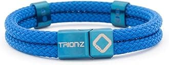 Zen Loop Duo Magnetic Field Therapy Wristband for Women & Men Featuring Patented ANSPO Technology (Indigo Blue, Medium)
