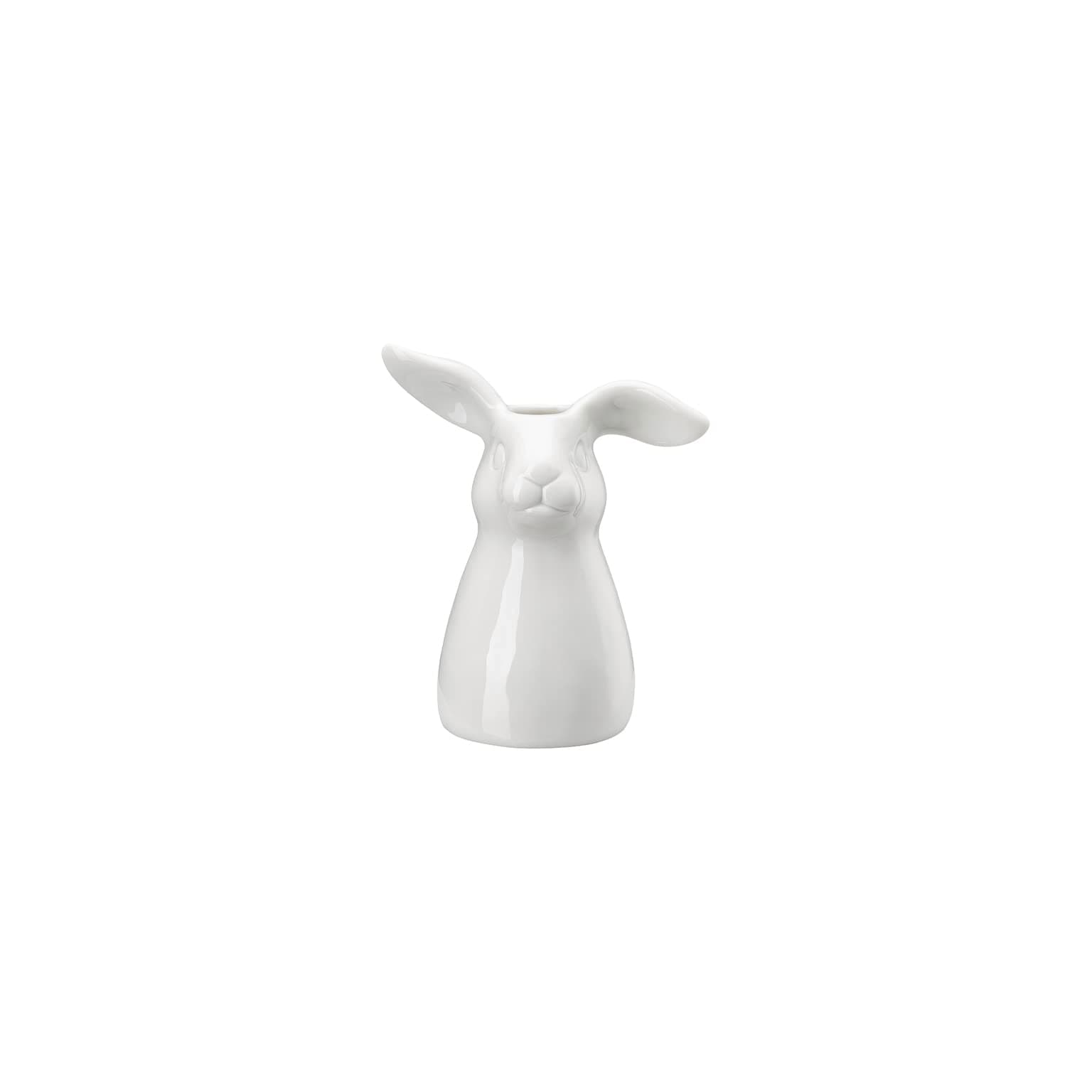 Rabbit Vase White Vase 11 cm