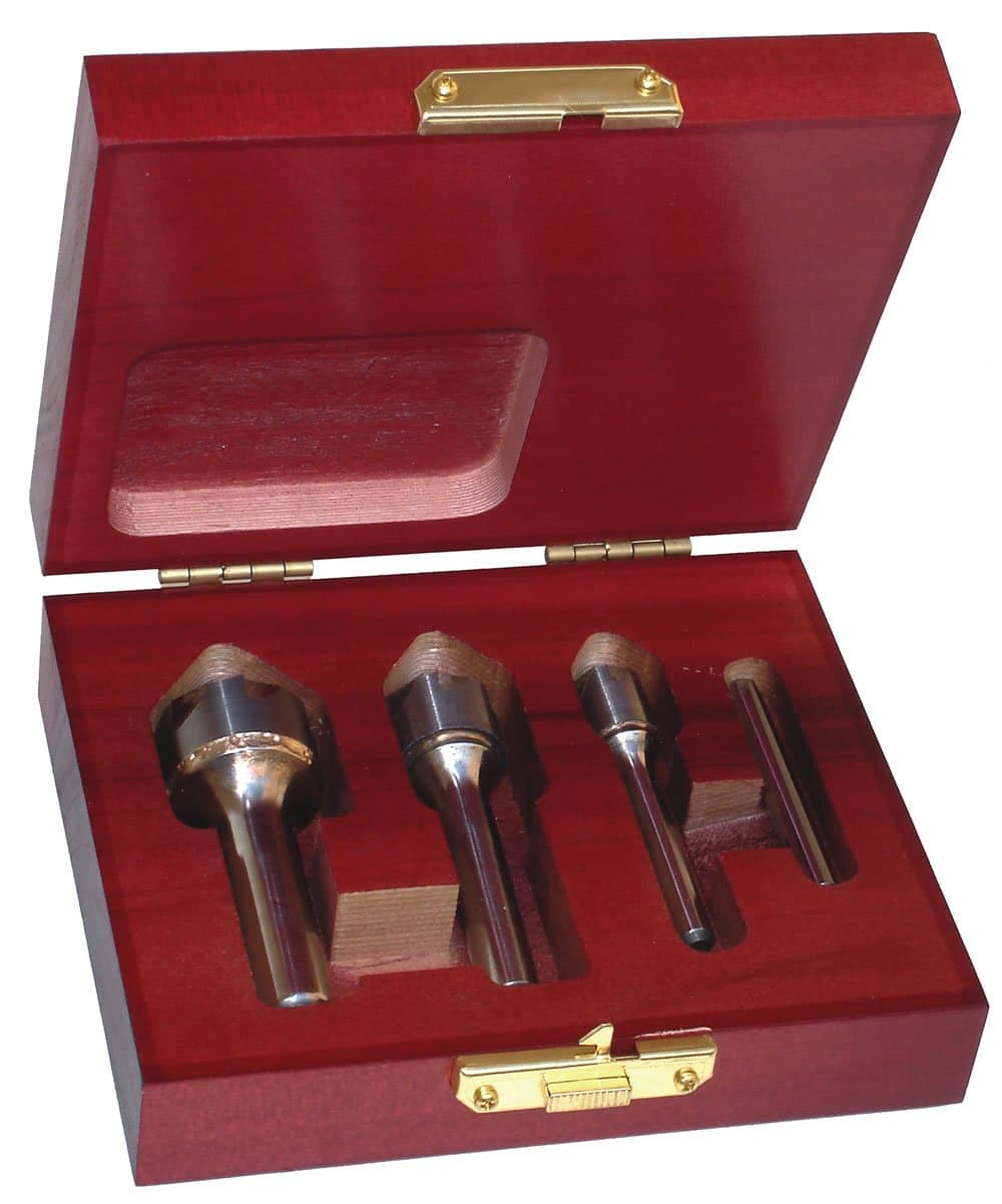 MONSTER 336-100082 Countersink Set,Carbide,4 Pieces