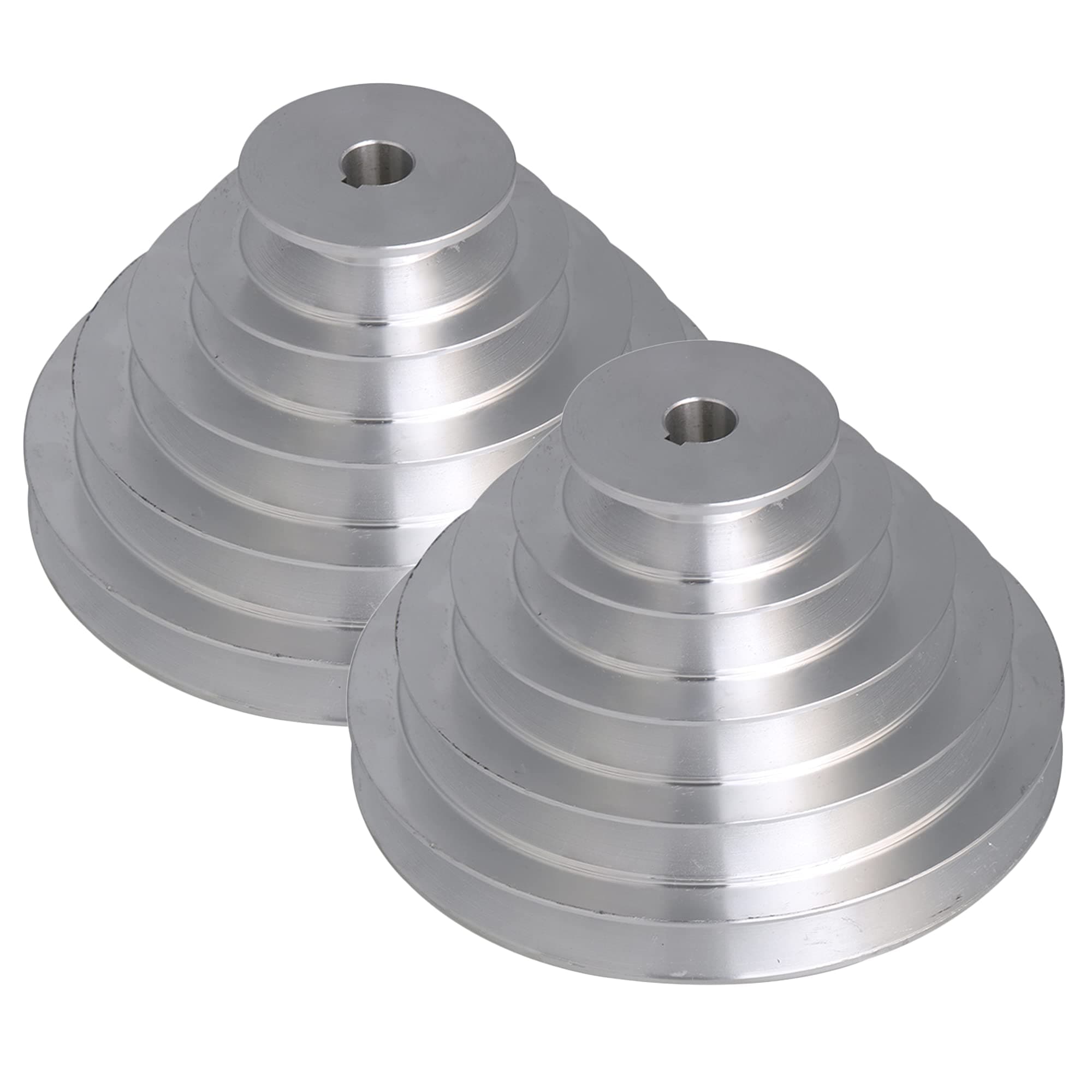 2pcs 14mm Bore Outter Dia 54-150mm 5 Step A Type V-Belt Pagoda Pulley Belt