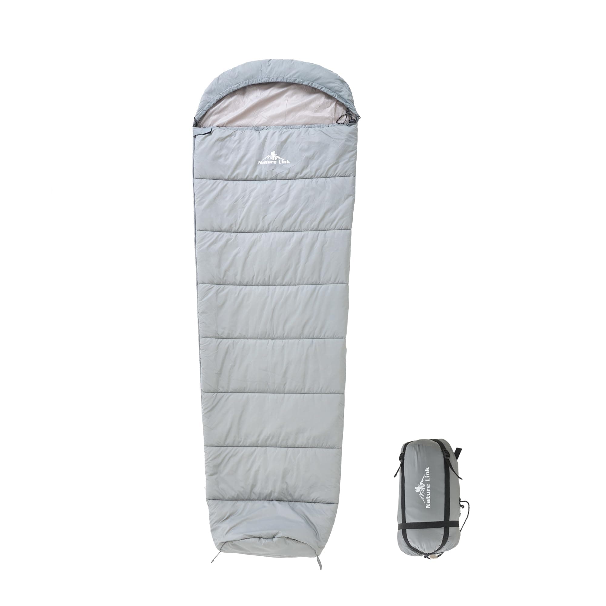 - Lightweight Mummy Sleeping Bag 2.87lbs, Backpacking Sleeping Bag 42℉-55℉, Nylon Shell and Lining, Compact, Ultralight Sleeping Bag for Backpacking Camping Hiking
