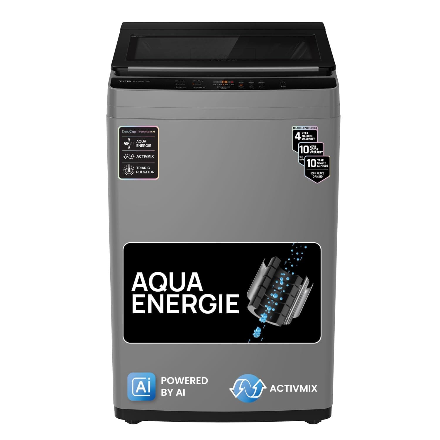 IFB 6.5 Kg 5 Star with Deep Clean® Technology, AI Powered, Fully Automatic Top Load Washing Machine (TL650MG1, ActivMix, Aqua Energie, Med Grey)