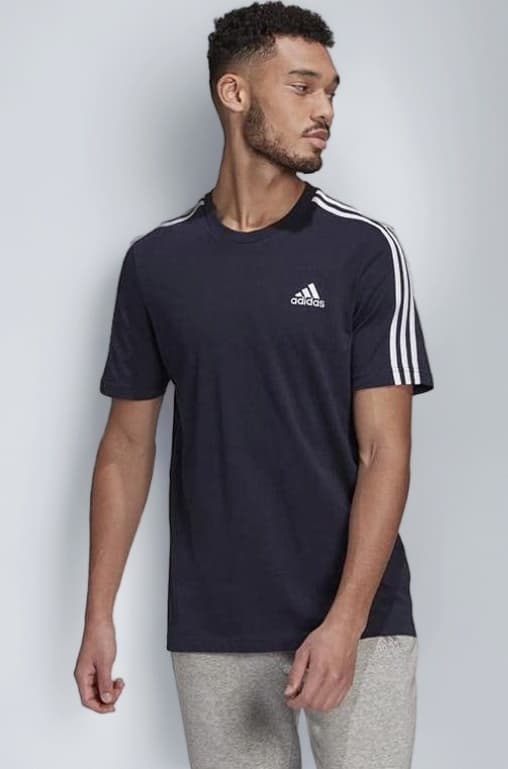 Mens M 3S Sj T T-Shirt (Gl3733_S, White/Black, S)