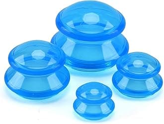 Silicone Cupping Therapy Set, Professional Studio and Home Cupping Set Massage Therapy Cups, Chinese Massage Cups for Cellulite Reduction Cupping Kit, Muscle and Joint Pain Myofascial Cupping Massager
