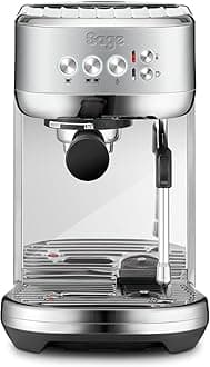 Sage - The Bambino Plus - Compact Coffee Machine with Automatic Milk Frother, Brushed Stainless Steel - UAE Version, 2 Year Manufacturer Warranty