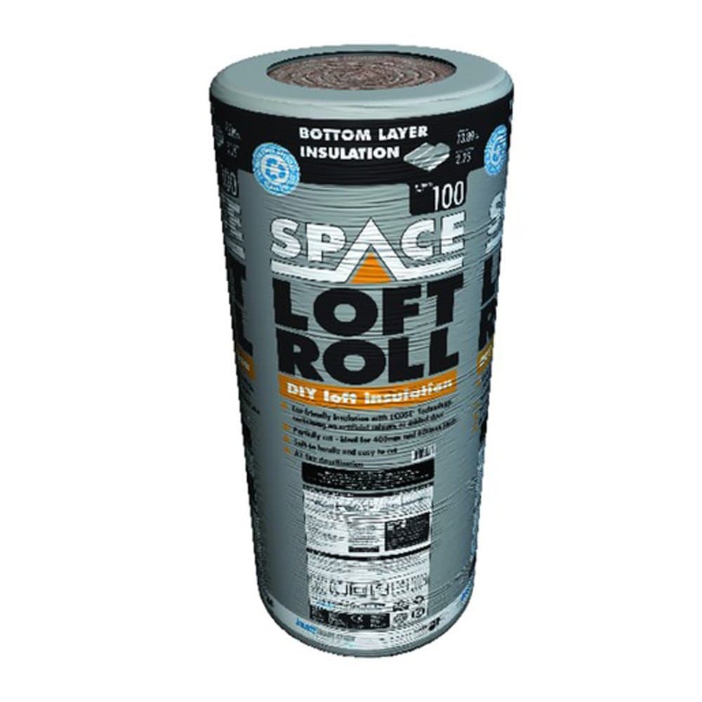 Knauf Space Loft Roll Bottom Layer Roll 100mm Thick 8.3m2