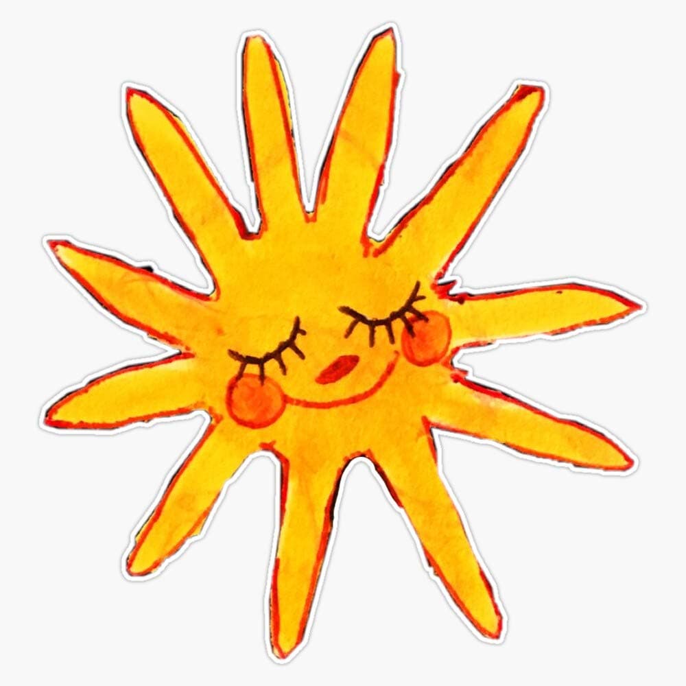 Sun Waterproof Vinyl Window Bumper Sticker Decal 5"