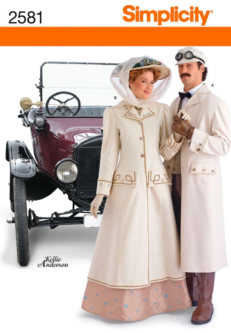 Simplicity Creative Group Inc - Patterns Simplicity Sewing Pattern 2581 Misses and Men Costumes, A (8 -18 / XS -XL)