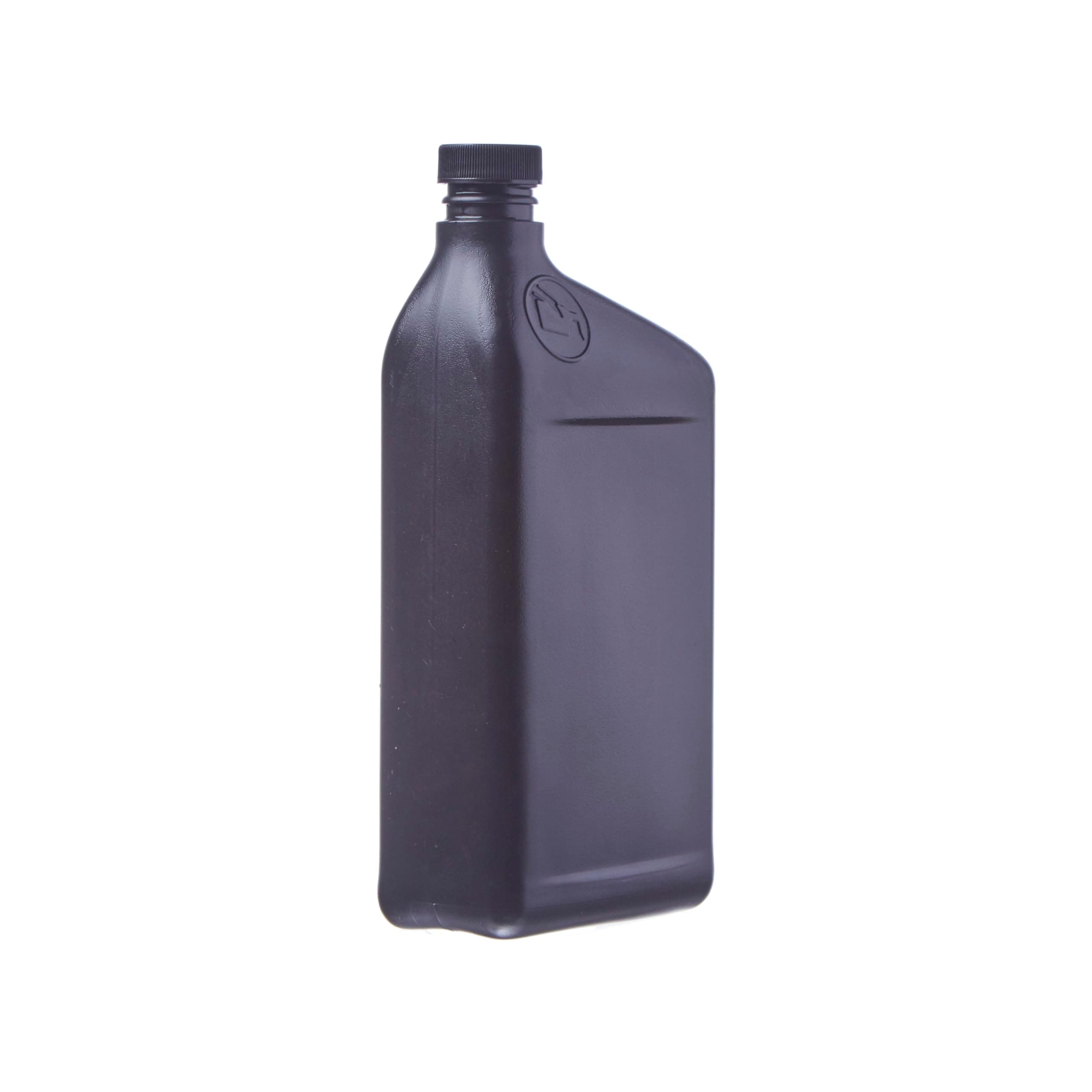 Consolidated Plastics 40624 Rectangular Oil Bottle HDPE, 32 oz., Black, 12 Piece