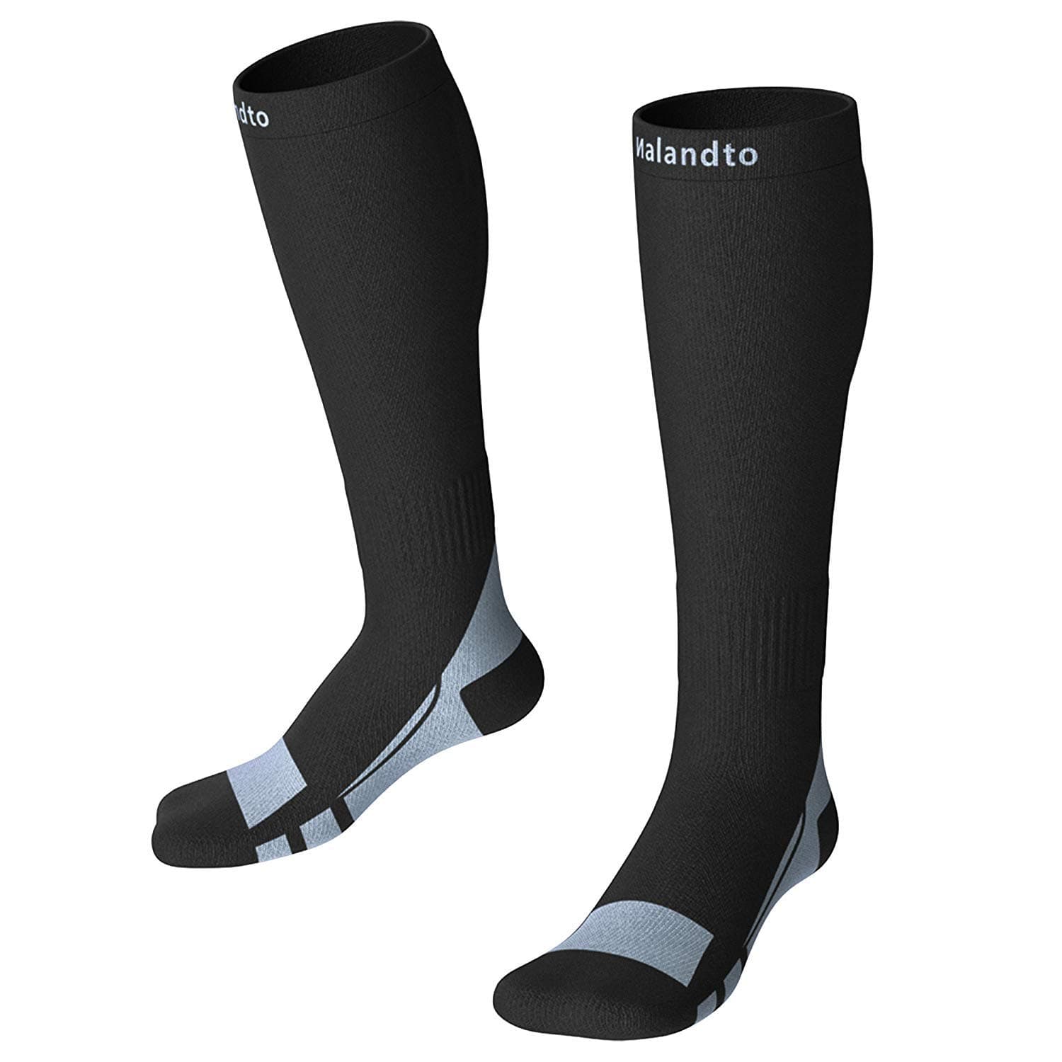 Compression Socks 20-30mmHg for Men & Women, Graduated Compression Stockings Socks for Nurse Pregnancy Sport Running Soccer Gym Cycling Travel Flight Hiking & Recovery by Nalandto