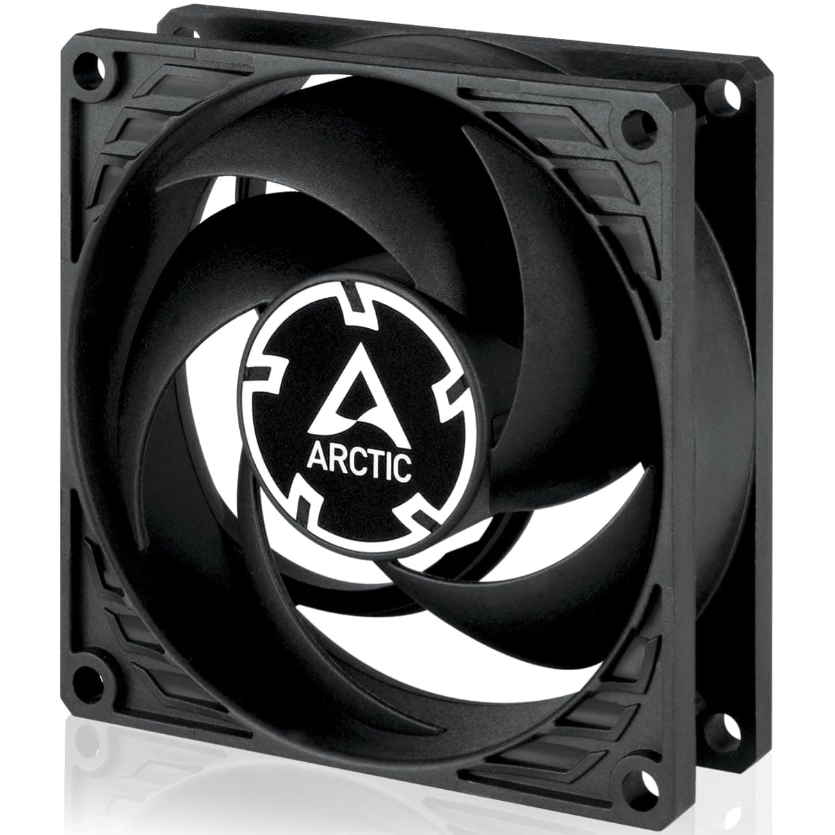ARCTIC P8 Max - PC Fan, High Performance 80mm Case Fan, Server Fan, PWM Control 500-5000 RPM Optimized for Static Pressure, 0dB Mode - Black