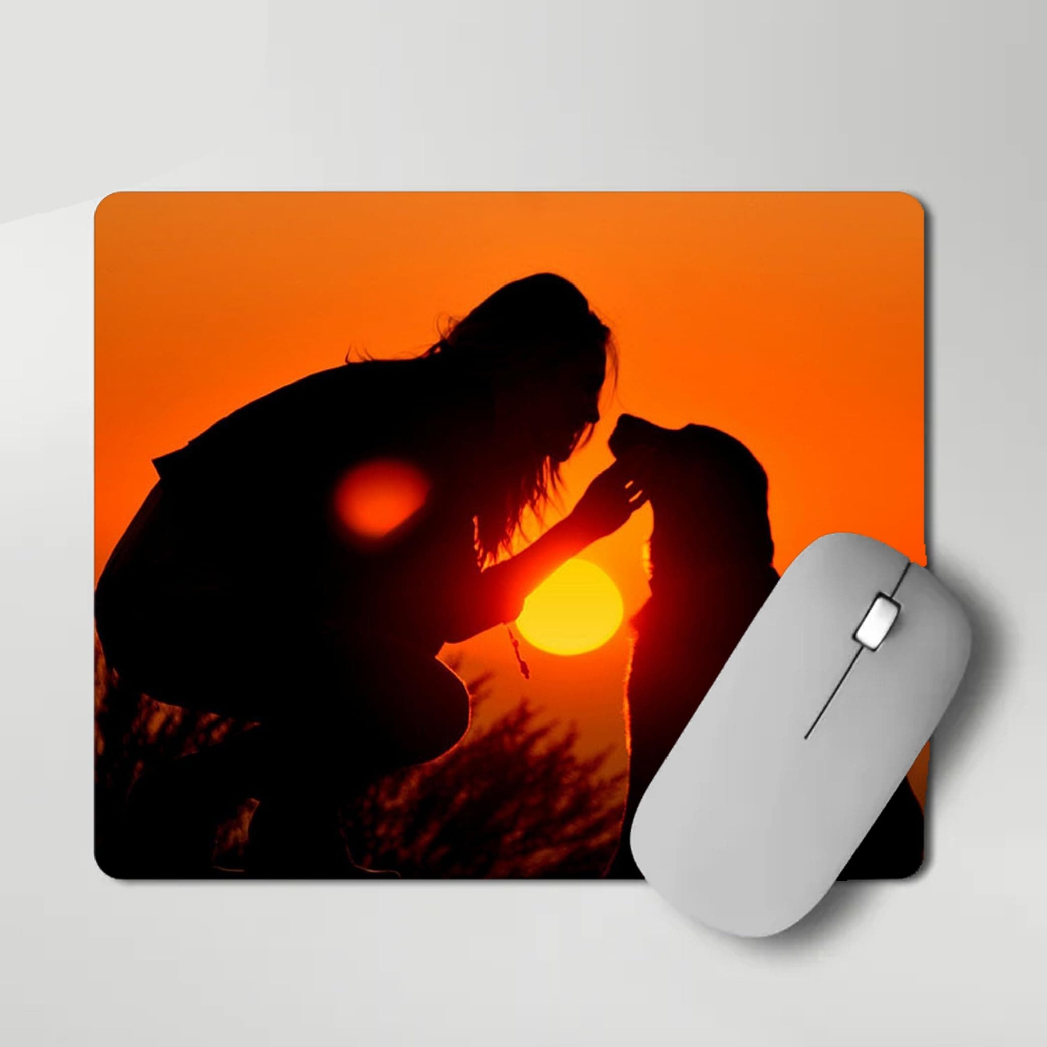 LSV Rubber Mouse pad Mouse Pad/Computer Mouse Mat with Anti-Slip Rubber Base | Smooth Mouse Control | Spill-Resistant Surface for Laptop, Notebook, MacBook, Gaming, Laser/Optical Mouse Pad (Design 7)