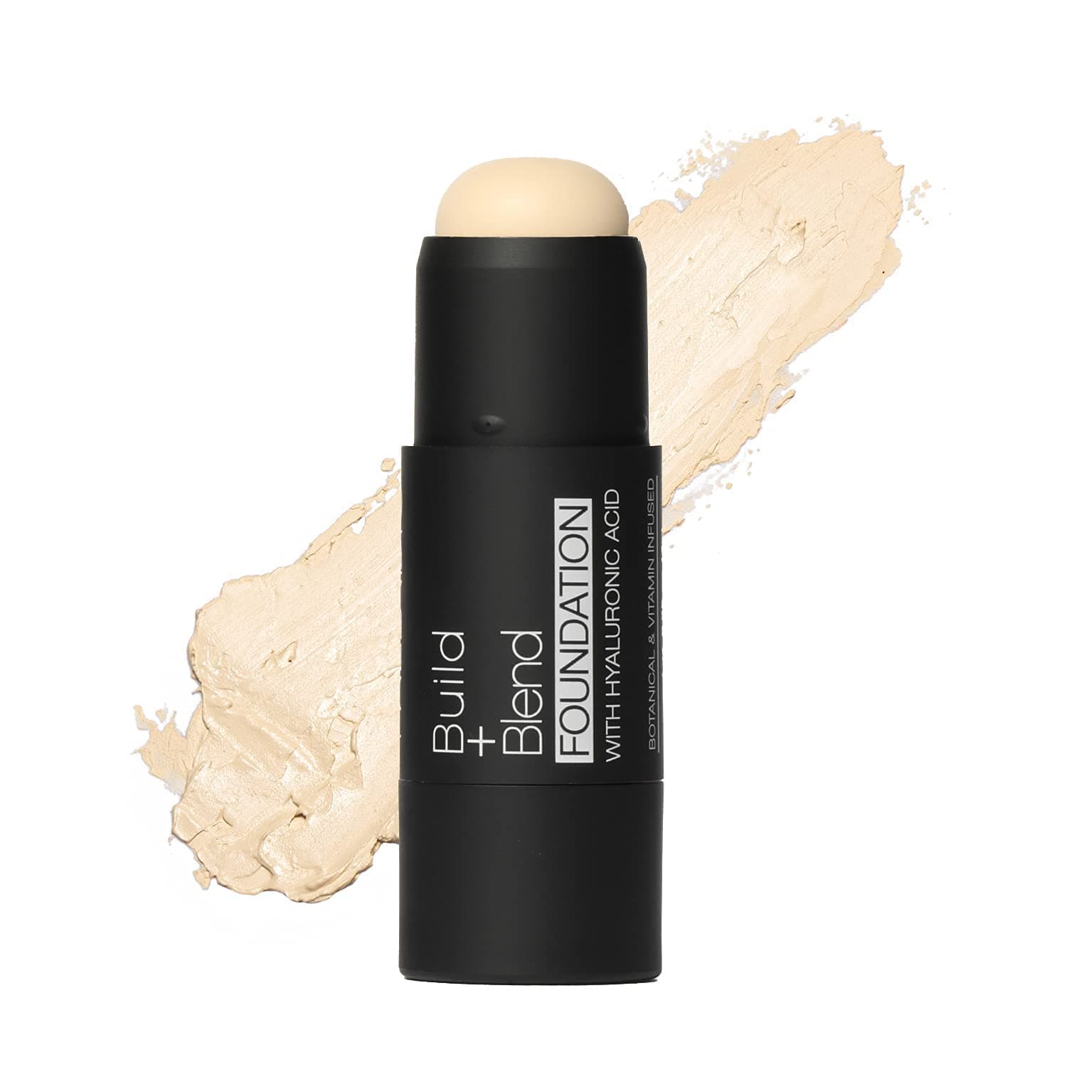 Palladio BUILD & BLEND Foundation Stick, Medium Coverage Buildable Contour Stick for Face, Ultra Blendable Creamy Formula for a Natural Shine Free Finish, Professional Makeup, 0.25 Ounce (Porcelain)
