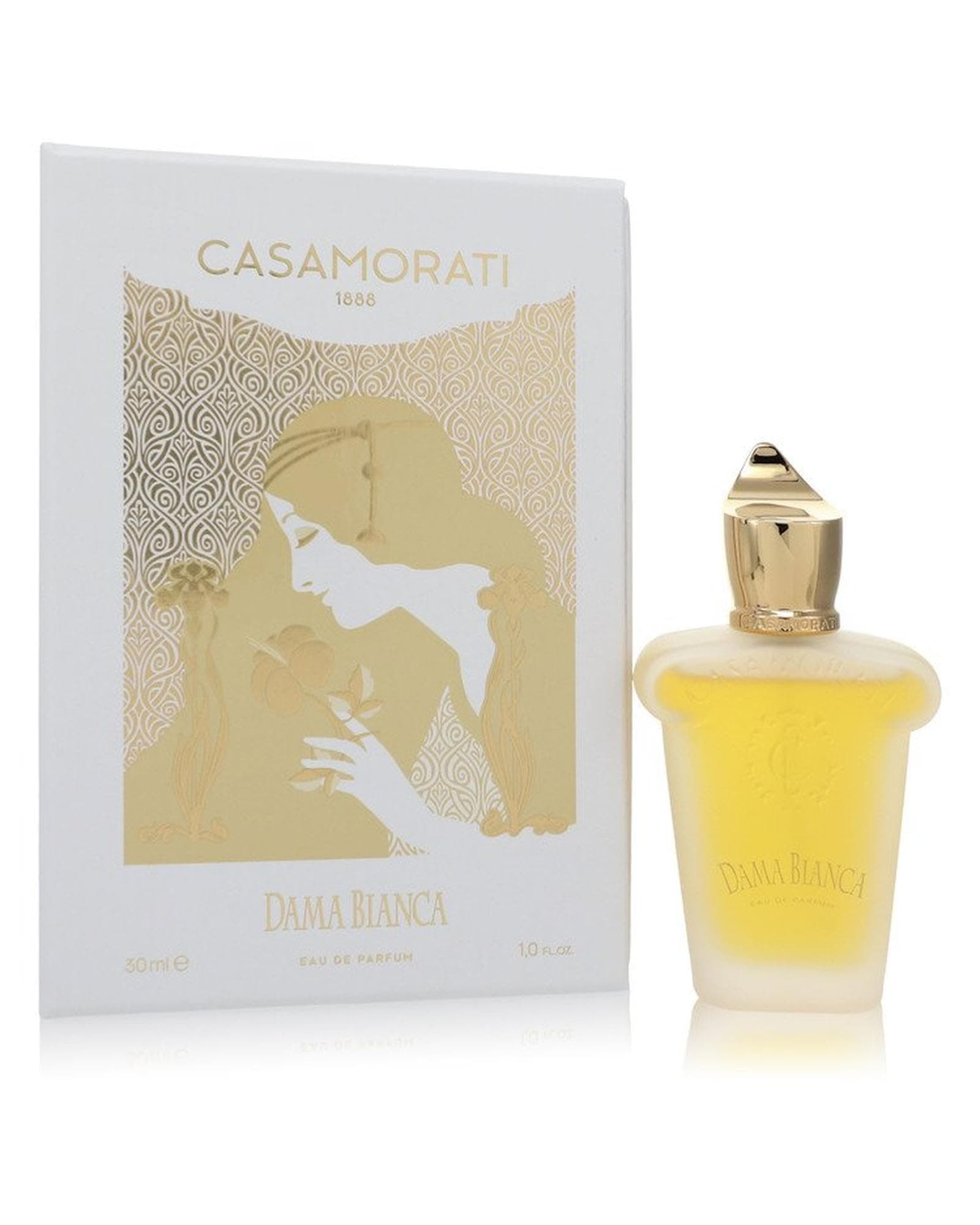 Casamorati Dama Bianca Eau de Parfum 30ml / 1.0 fl oz – Soft Floral Vanilla Musk Fragrance