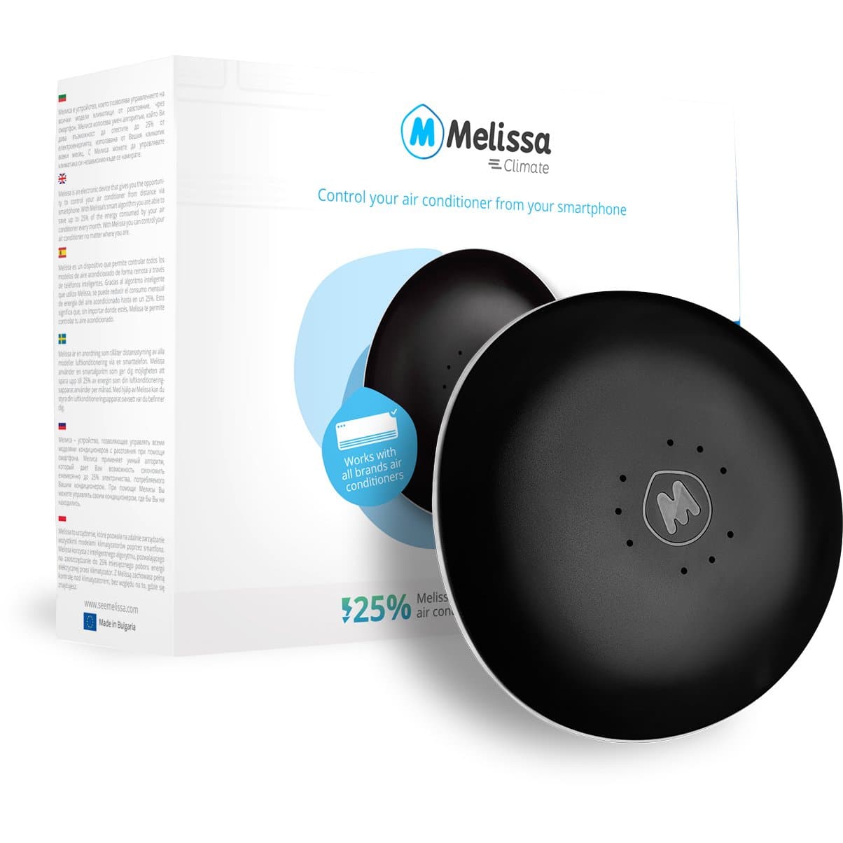 M Climate Melissa Smart Air Conditioner Control with Wi-Fi; Smartphone A/C Control Smart Home App Wireless