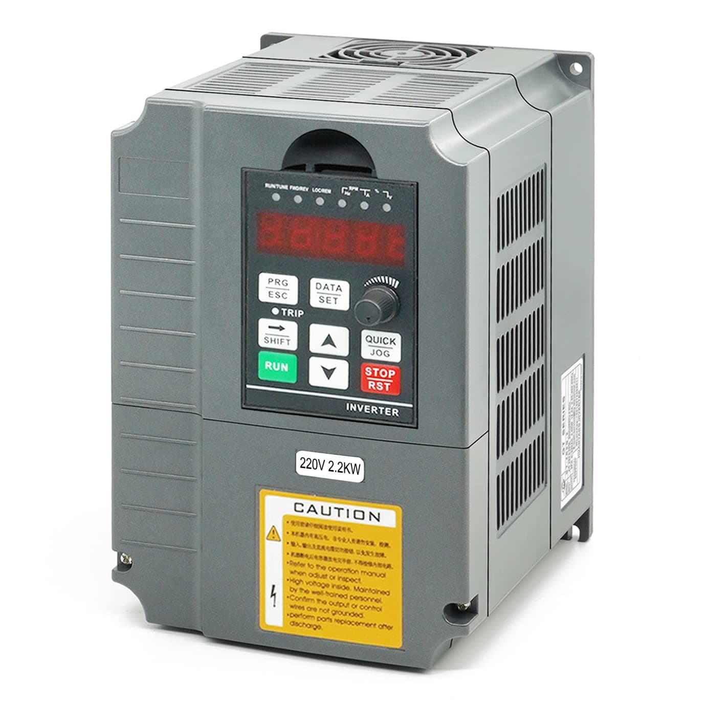 VFD Single-Phase to 3-Phase Converter, Used on ≤3HP(2.2kW) 10Amps 200-230V 3-Phase Motor, Input/Output 200V-230V,Variable Frequency Drive