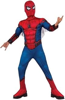 Rubies Child's Marvel Spider-Man Far From Home Deluxe Spider-Man Costume & Mask, Large