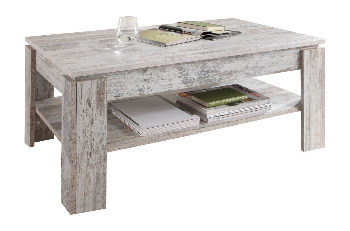 trendteam CT11245 Coffee Table Canyon White Pine