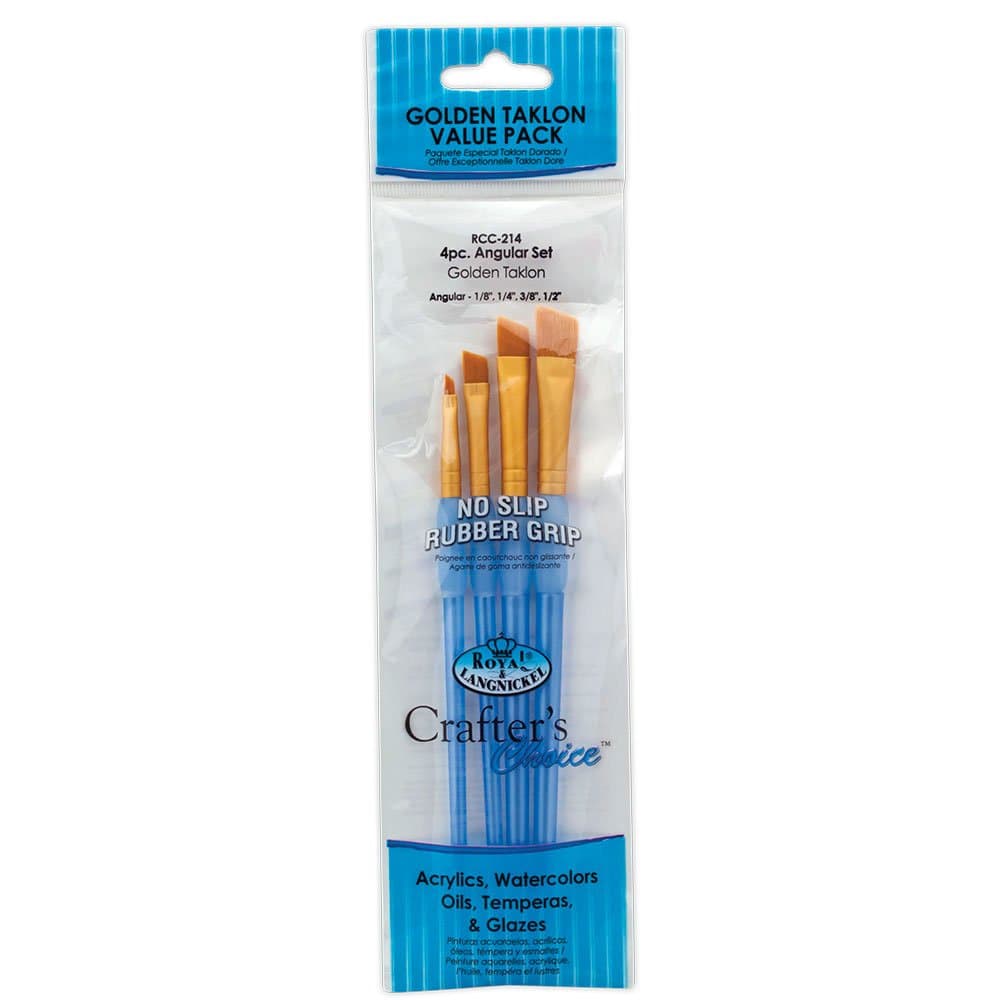 Royal Crafter's Choice Brush Set Golden Talkon Angular 214