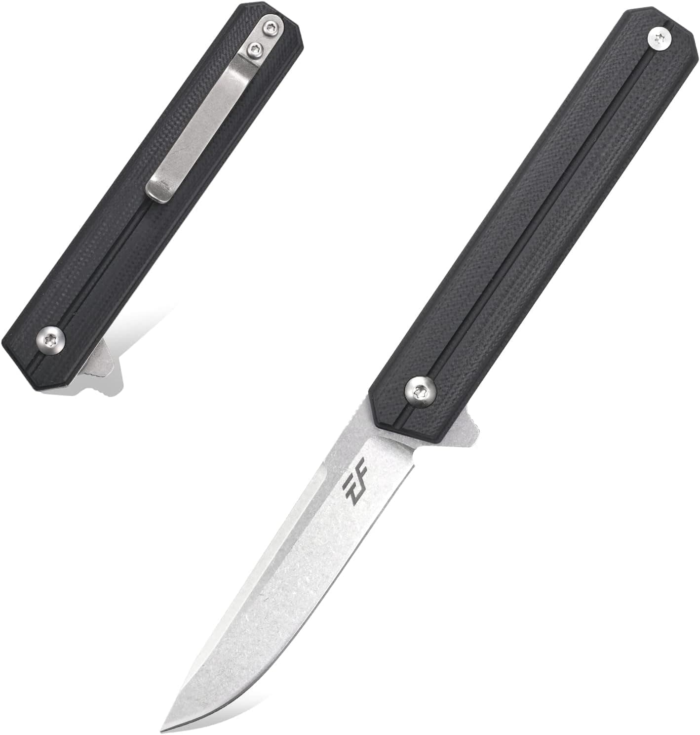 EF64 Folding Knife D2 Steel Blade G10 Handle Multitool Pocket Knife for Camping Hiking EDC Tool