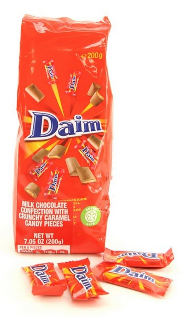 2-Pack Daim Milk Chocolate Covered Crunchy Caramel Candy 7.05-ounce (200g) Bags