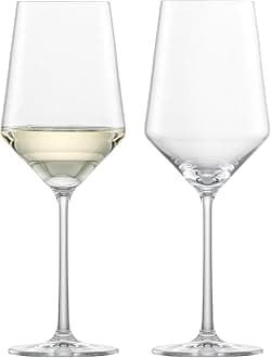 Schott Zwiesel 0026.113409 Tritan Crystal Stemware, Pure Collection, Sauvignon Blanc Wine Glass, 394 ml, Clear, Set of 2