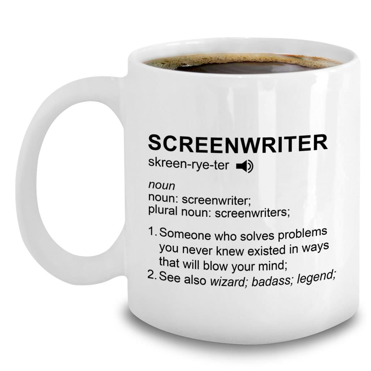 Screenwriting Mug - Screen Screenplay Writer Scripwriter Gifts