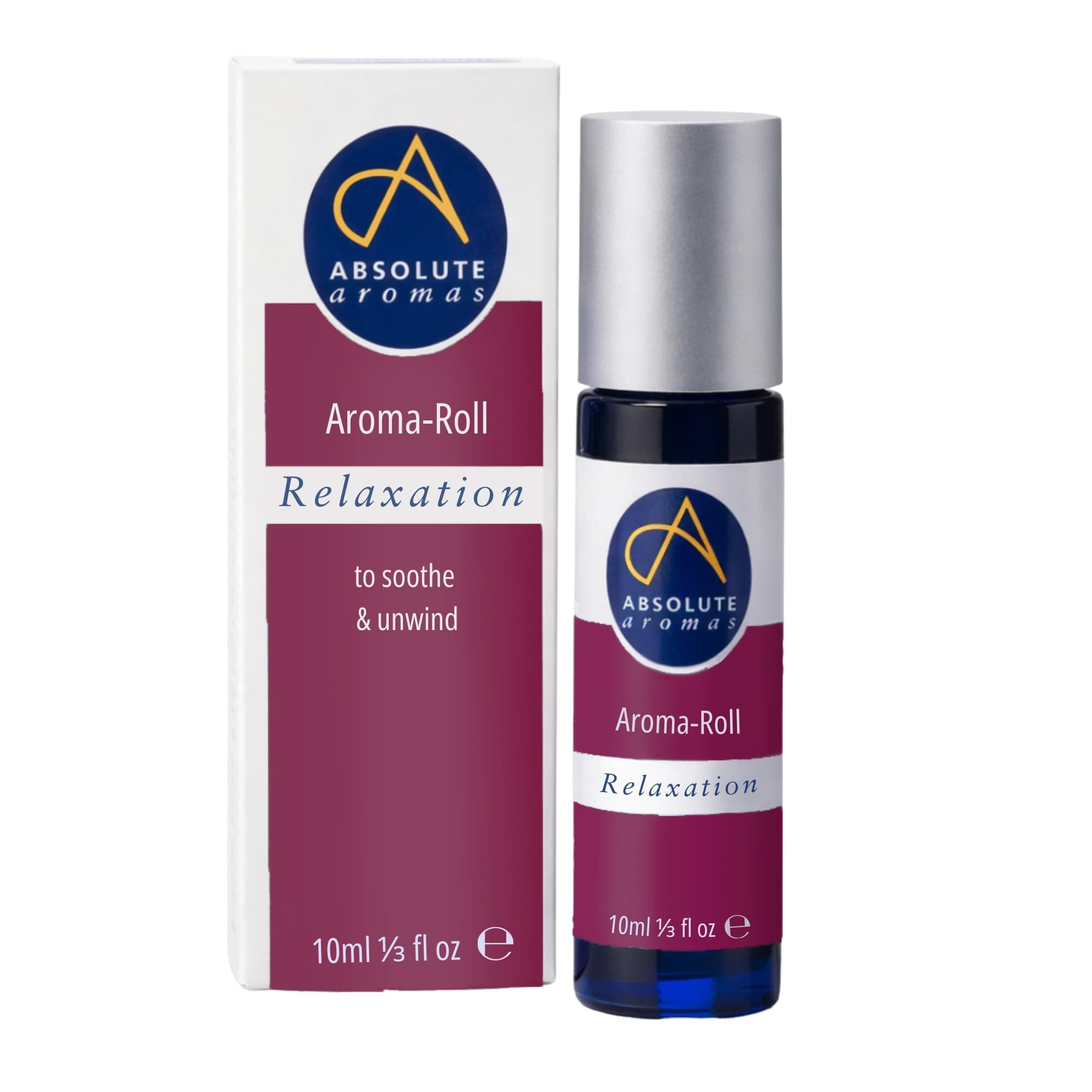 Absolute Aromas Relaxation Aroma-Roll Roller Ball - Contains 100% Pure, Natural Essential Oils - Vetiver, Bergamot and Chamomile - The Natural Option to Unwind and Soothe