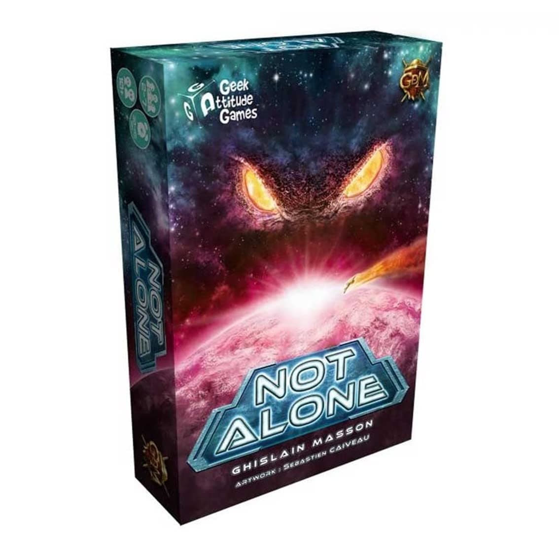 GDM - Not Alone - Board Game - Strategy and Deduction Game - from 2 to 7 Players - From 10 years. 45 min.