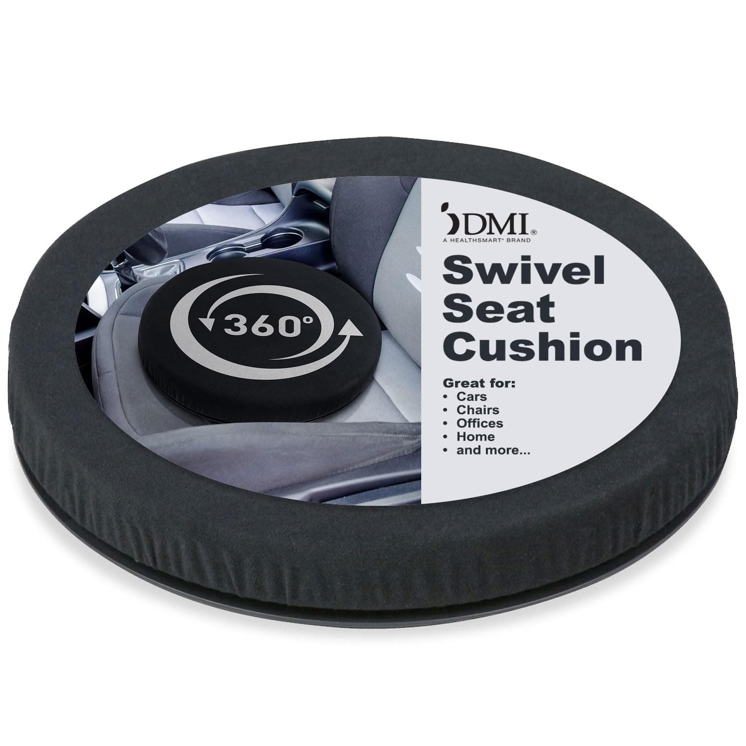 Dmi Black Swivel Cushion