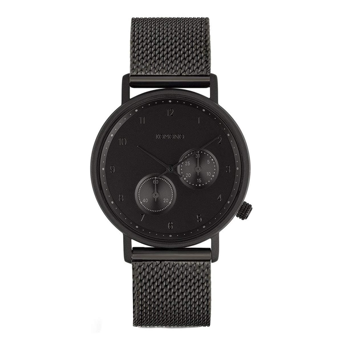 Komono Walther Watch - Black Mesh