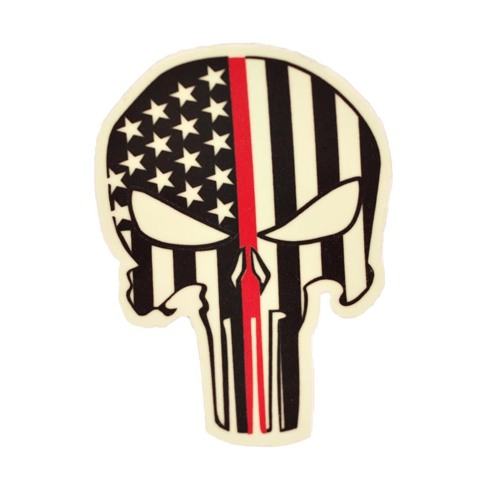 IdentiFire® Thin Red Line Patriot (Punisher skull)