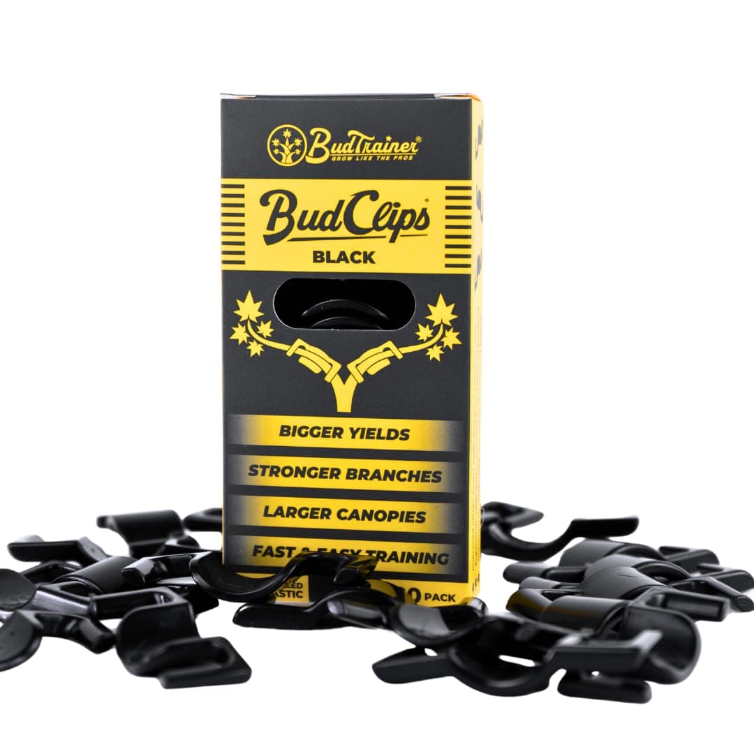 BudClips®|Low-Stress Training LST Clips|Universal Size|Fits Any Branch|Made from Recycled Plastic|Ergonomic Design| Never Hurts Your Plants
