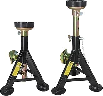 BESTOOLHeavy Duty Jack Stands, Multi-Functional Topped Adapter, Easy Switching -4 Ton, 8,000 lbs Capacity, 2 Pack