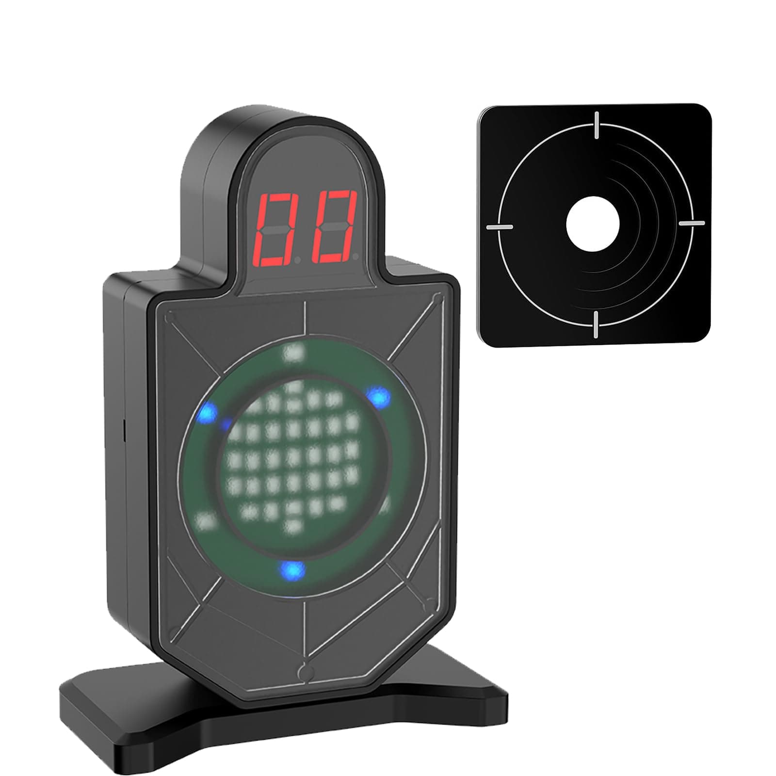 Tipfun Portable Laser Trainer Target& Laser Training System for Reactive Laser Shooting and Dry Fire Practice,Laser Trainer and Counting Laser Training Targets Compatible Most of Laser Cartridges