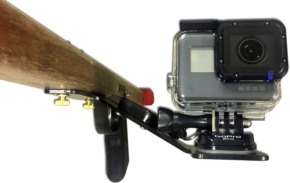 Speargun Camera Mount for GoPro with Retractable Lanyard