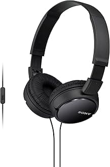 SONY MDRZX110AB Headphones W/Mic & Remote Black