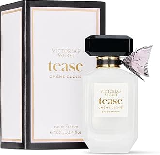 Victoria's Secret Tease Crème Cloud Eau de Parfum, Notes of Vanilla Meringue, Santal Flower & Sheer Amber, Perfumes for Women (3.4 oz)