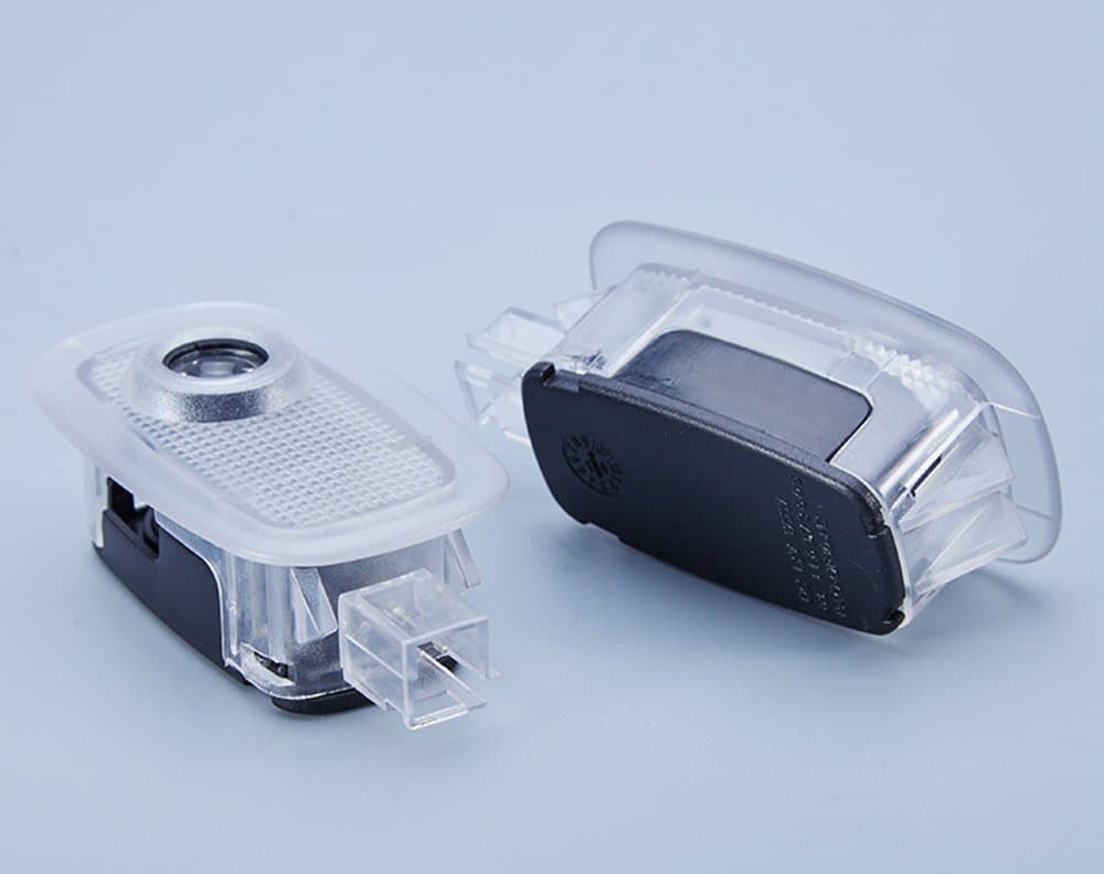 Welcome Lamp,KVCH 1 pair LED Courtesy Lights Easy Installation Car Door Laser Projector Logo Ghost Shadow Lights for BENZ S(W221) 2008-2012 with Door Upholstery Remover(Benz S)