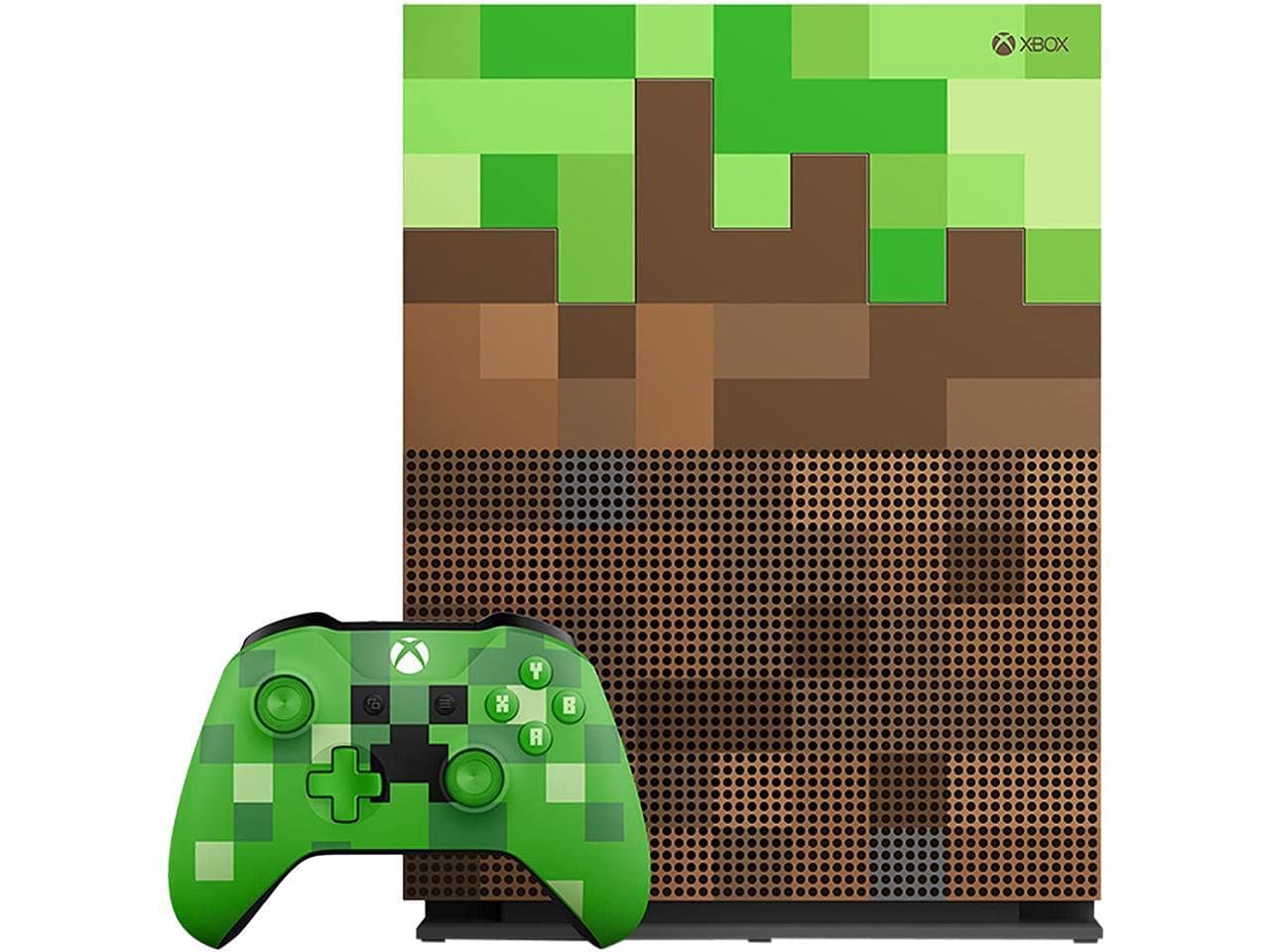 Xbox One S 1TB Limited Edition Console - Minecraft Bundle [Discontinued]