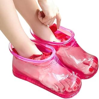 HEALLILY Foot Spa Massager Portable Massage Foot Bath Shoes: Foot Spa Shoes Foot Scrubber Massage Bucket Boots Thermal Massage to Promote Blood Circulation for Soaking Foot Toe Nails Ankles Foot Spa