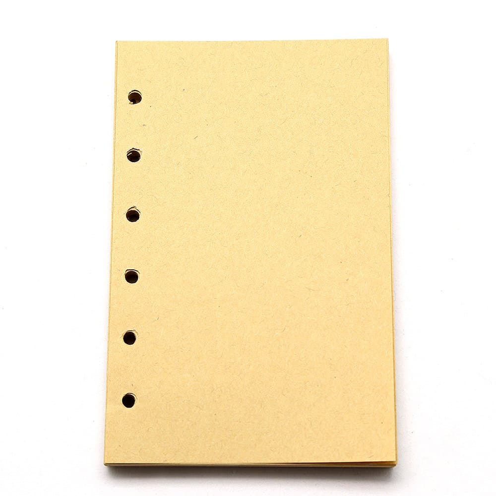 Refillable Vintage Diary Notebook Craft Blank Paper For EvZ 5 Inches Nautical or Leaf Journals