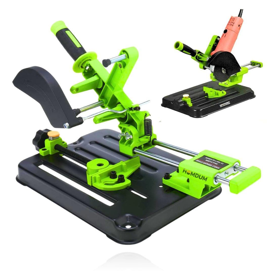 Angle grinder sliding compound saw Stand for Angle Grinders, 150mm Clamping, 45 Degree Angle, Smooth Sliding, for 4”/5” Grinders