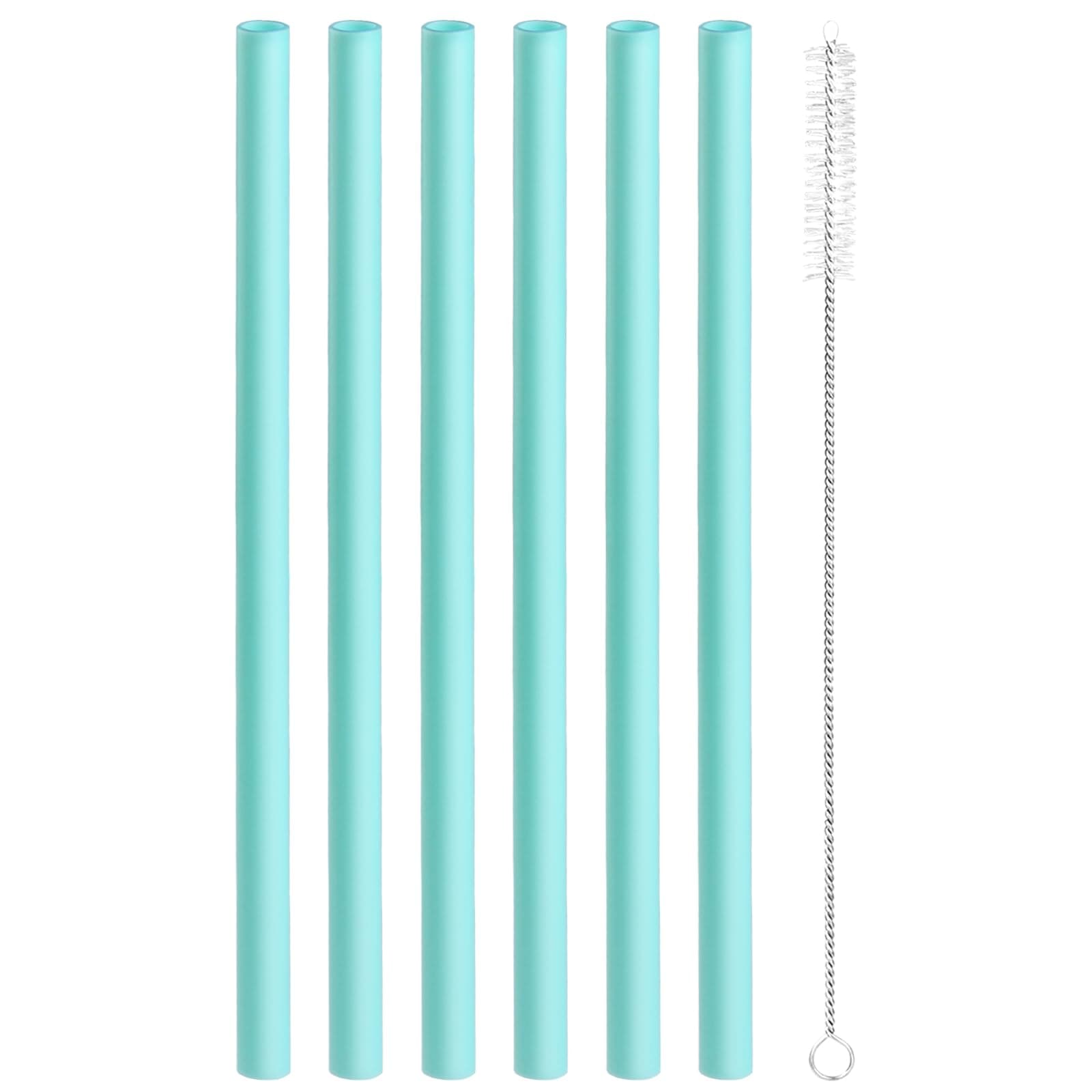 Replacement Straws Compatible with Owala Water Bottle Freepsip 24 Oz - Replacement Parts For Owala Cup 32 Oz -Accessories Set Include 6 BPA-FREE Straws and 1 Cleaning Brush