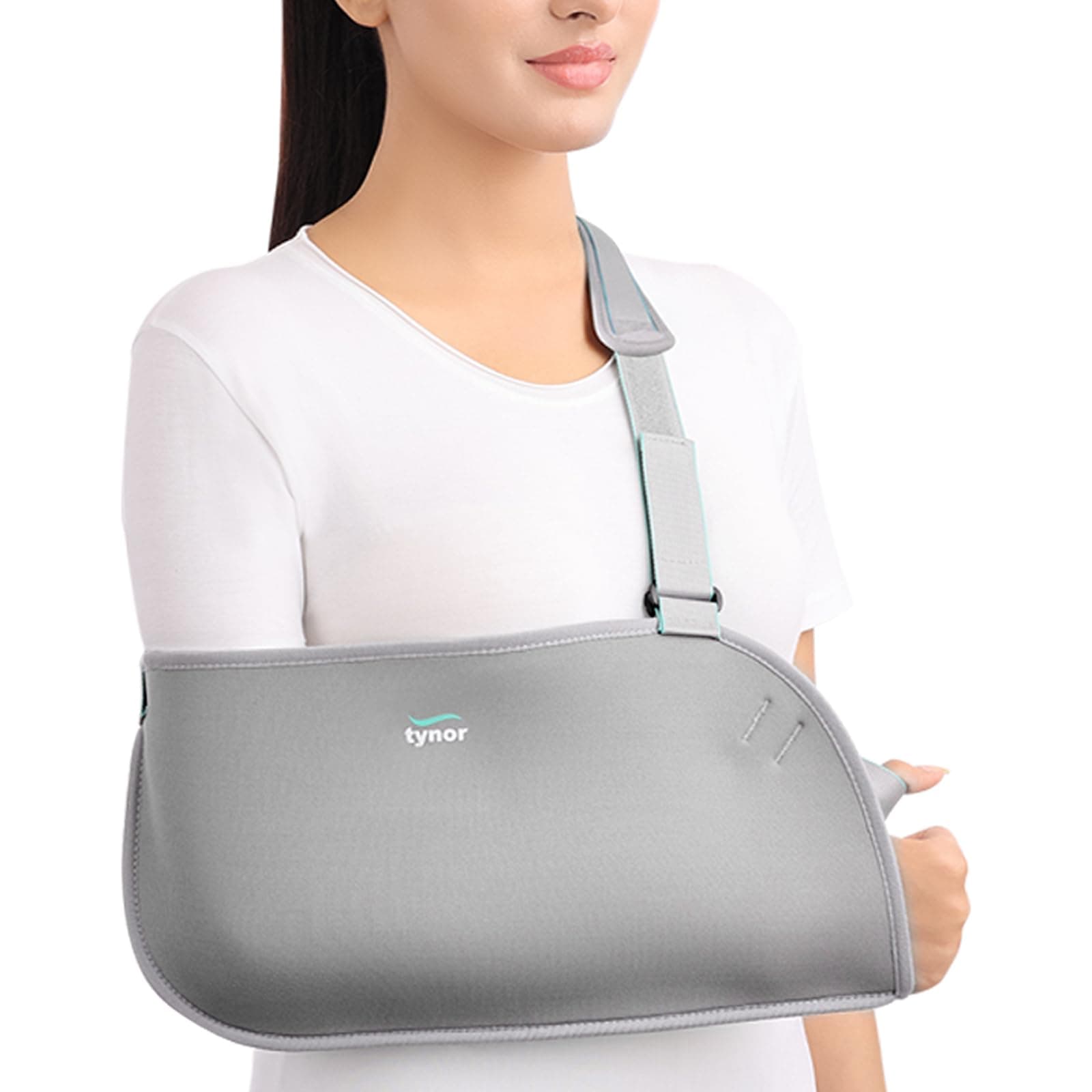 Pouch Arm Sling Baggy, Grey, Medium, 1 Unit