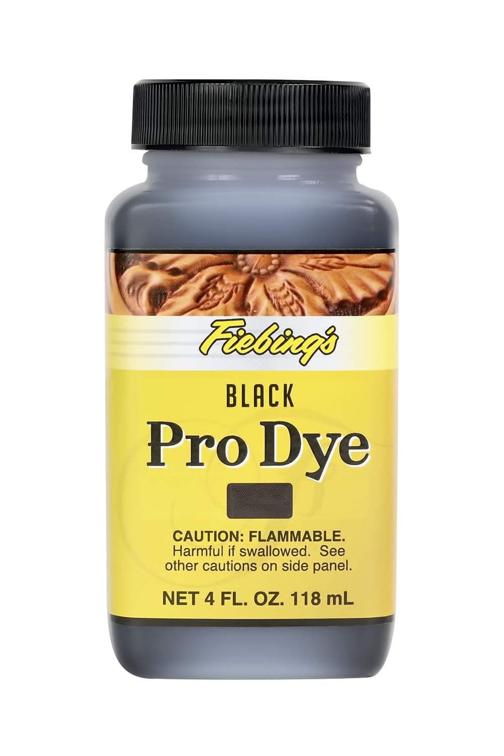 Fiebing's Pro Dye, Black, 4 Oz.