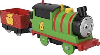 Motorized Toy Train Percy Battery-Powered Engine with Tender for Pretend Play Preschool Kids Ages 3+ Years​